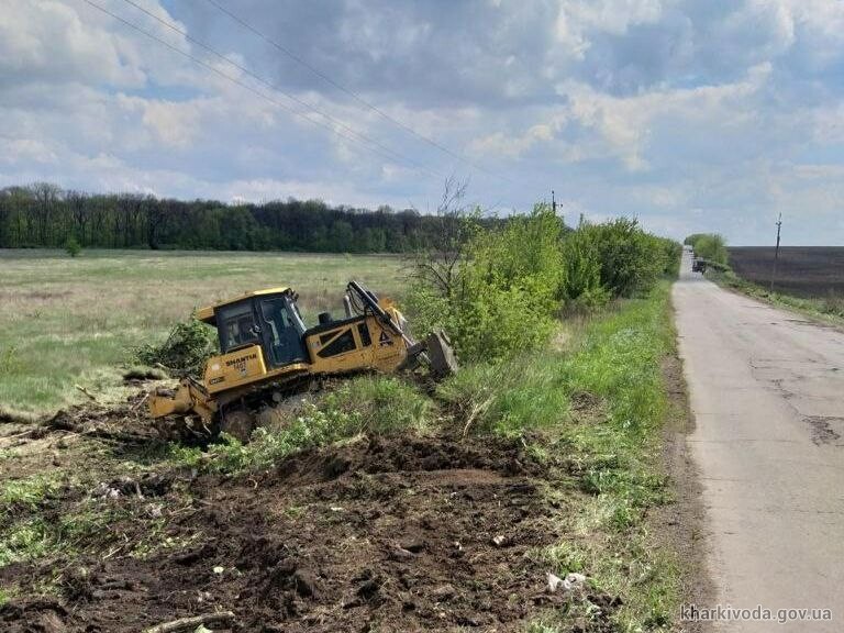 Харківська область, Височанська громада, смт Бабаї, ремонт дороги 