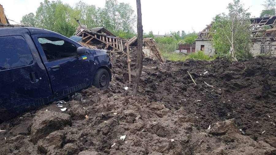 Циркуни, Харківська область. наслідки обстрілів 18.05.2023