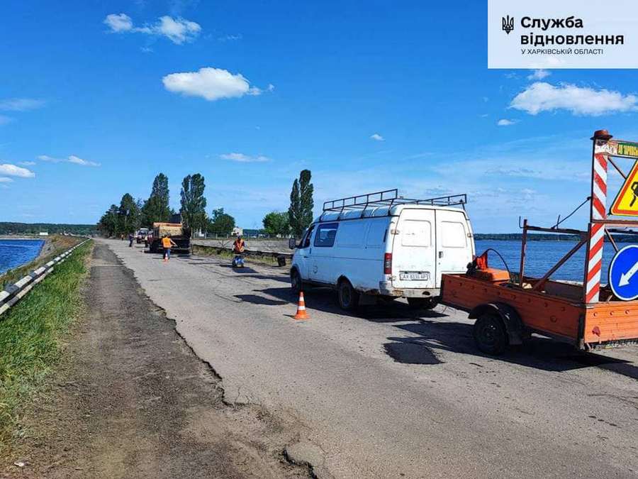 Харківська область ремонт дороги Харків – Вовчанськ 