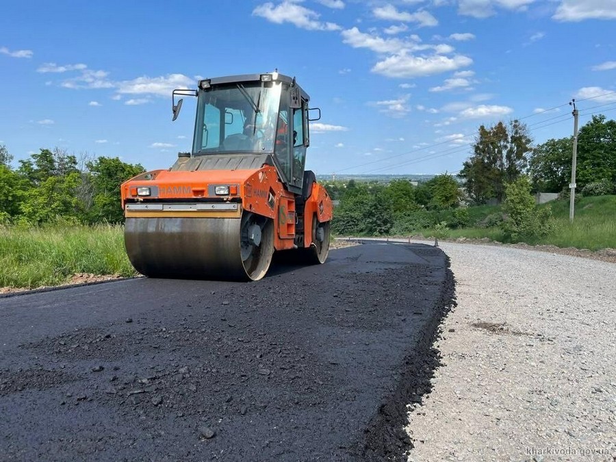 Безлюдівка, Харківська область. Ремонт дороги 