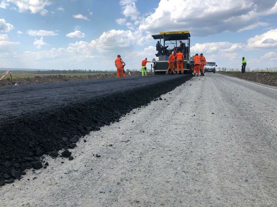 Харківська область. Ремонт дороги Мартове – Хотімля – Старий Салтів