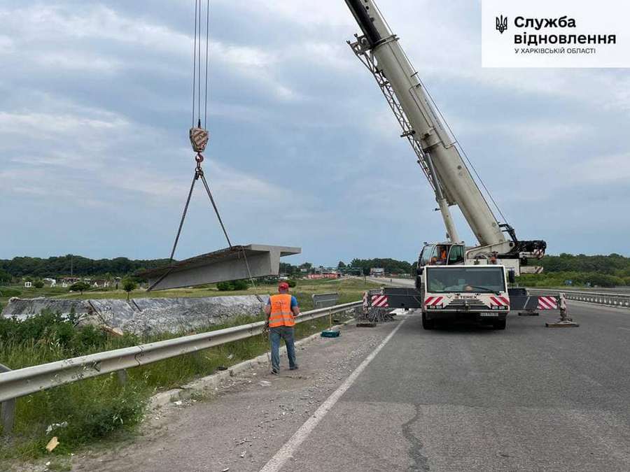 Ремонт мосту на окружній, Харків, червень 2023