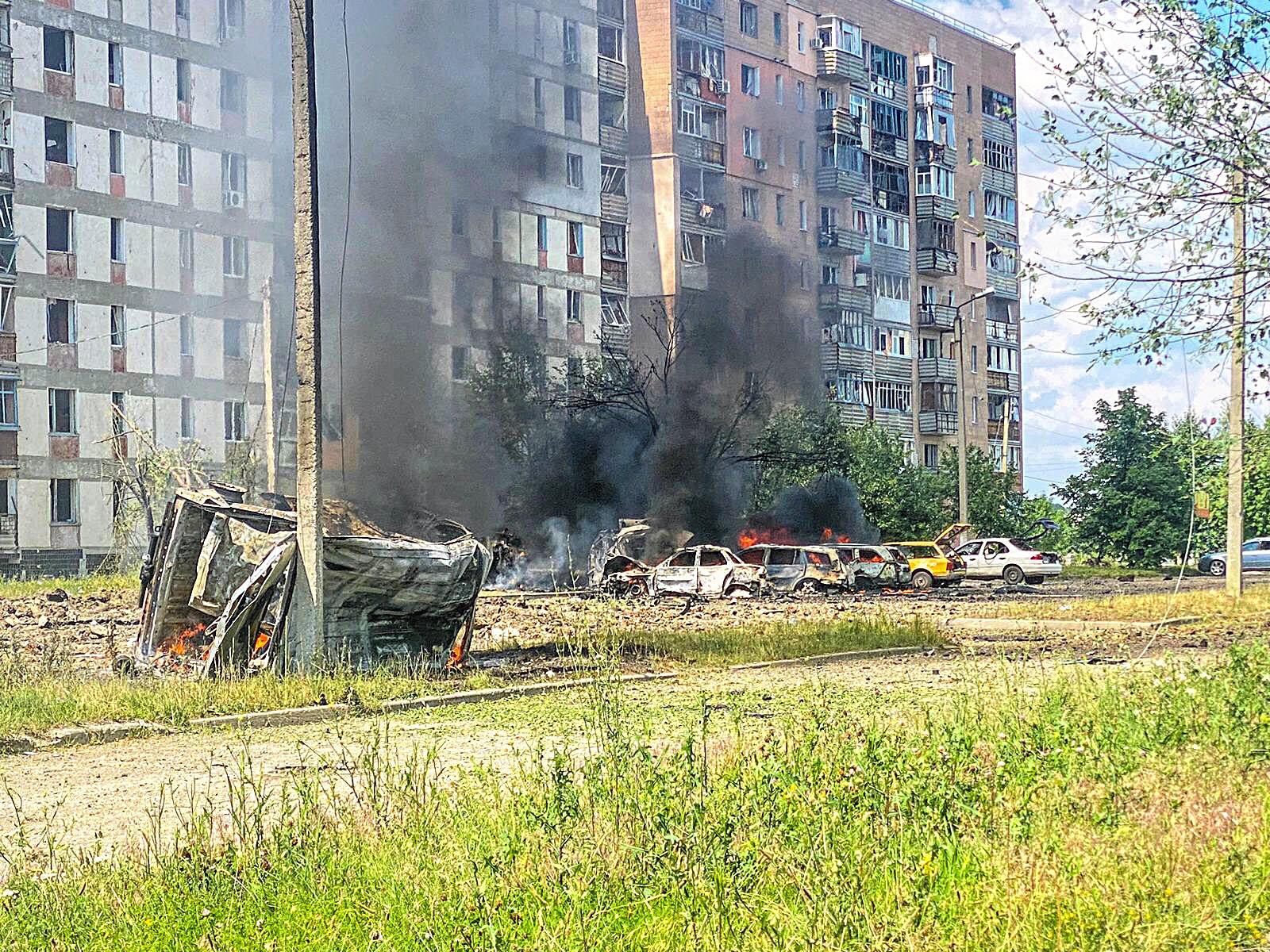 Первоймайський, обстріл