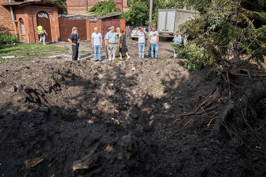 Харків, наслідки атаки на місто дронів-камікадзе 1 серпня 2023 р.