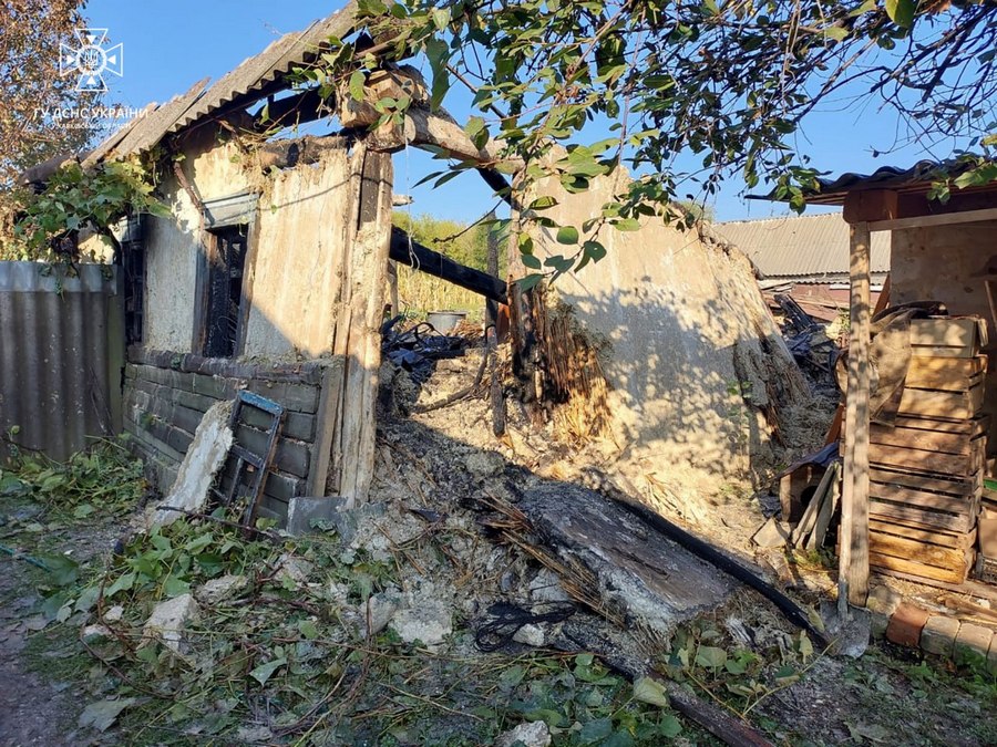 Село Кутьківка Дворічанської громади Харківської області. Наслідки обстрілів 11 вересня 2023 р.