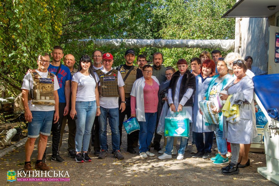 Куп’янськ, медичний вантаж з Германії 