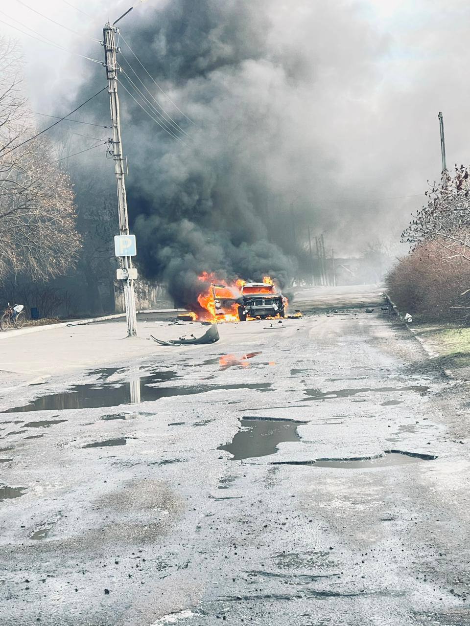 Росіяни обстріляли Вовчанськ Харківської області з ГРАДів, 28 грудня