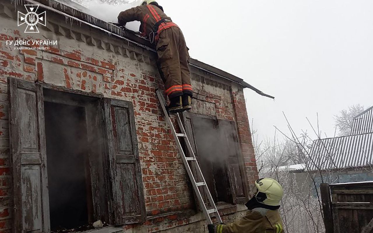 Пожежа у селі Манченки Харківського району, 5 січня