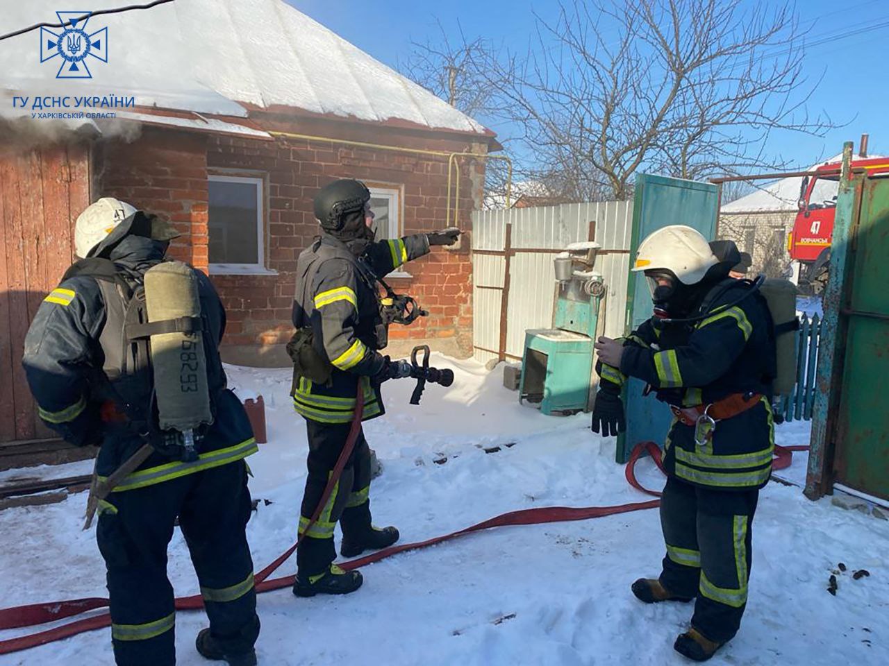 з помешкання вогнеборці врятували хатню кішку