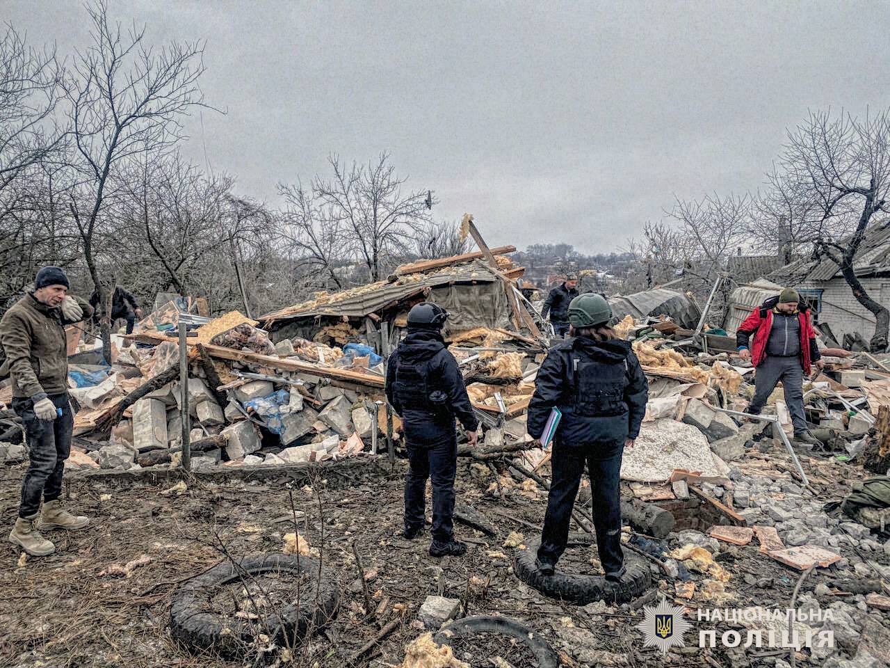 Наслідки ворожих влучань у Харківській області, 28 січня