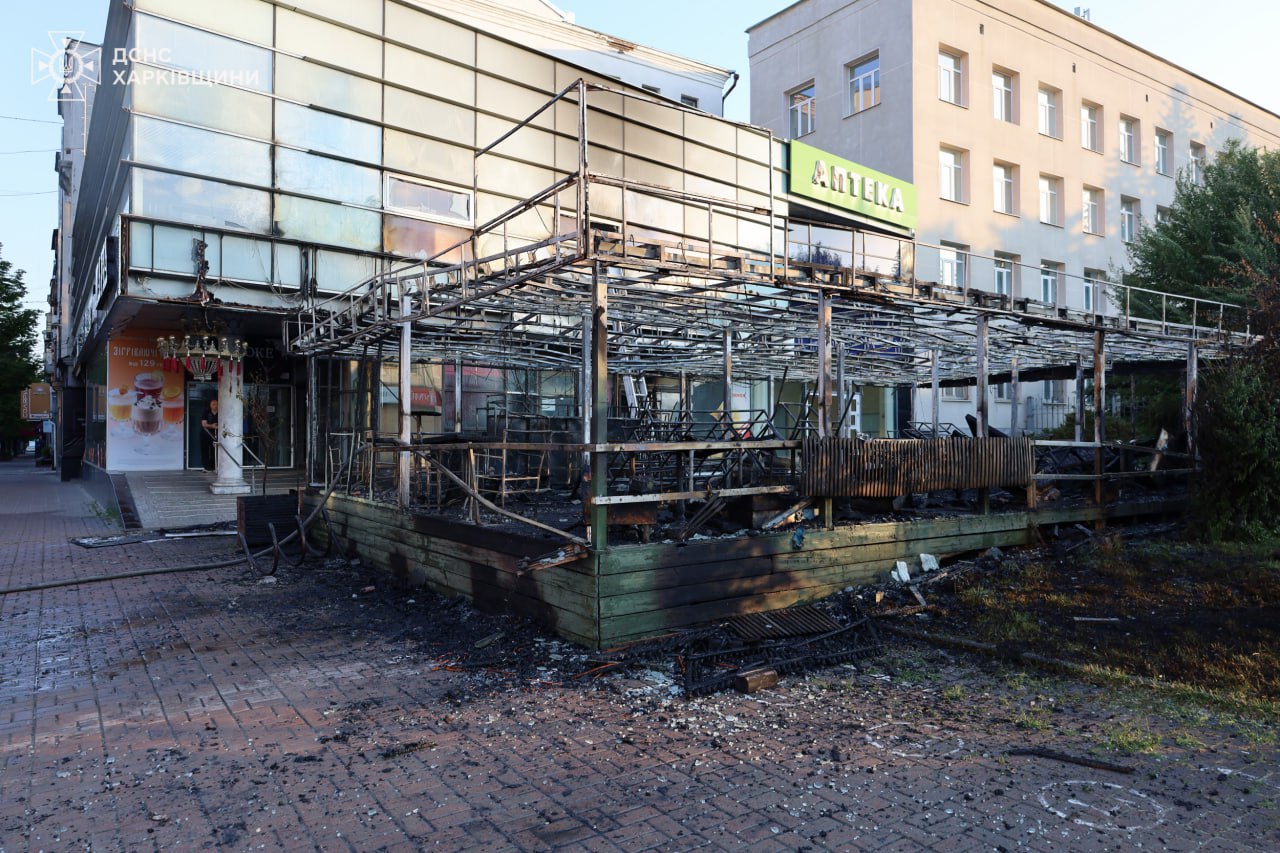 Харків, пожежа у ресторані 23 травня 2024