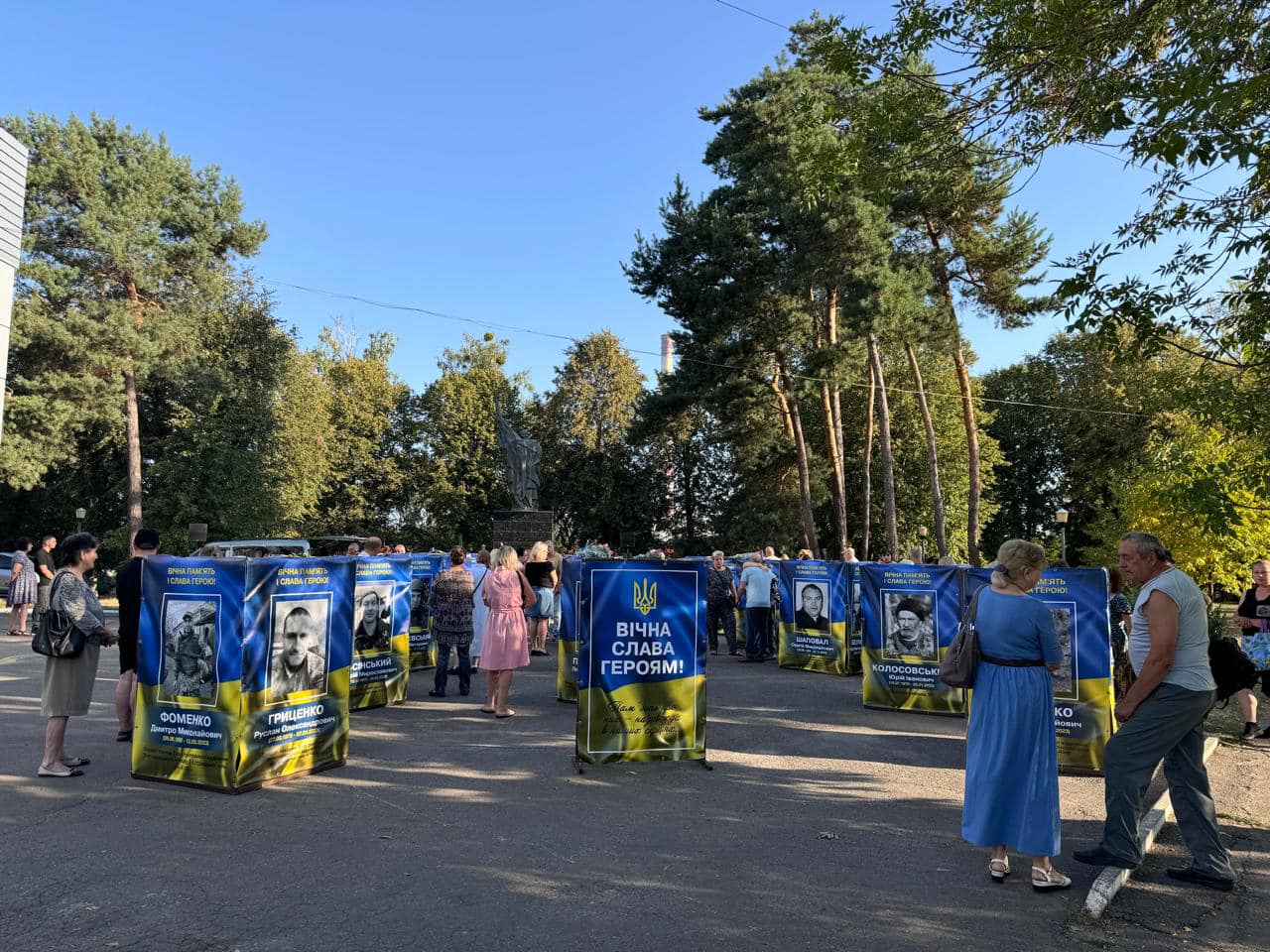 У Пісочині вшанували пам'ять загиблих військових