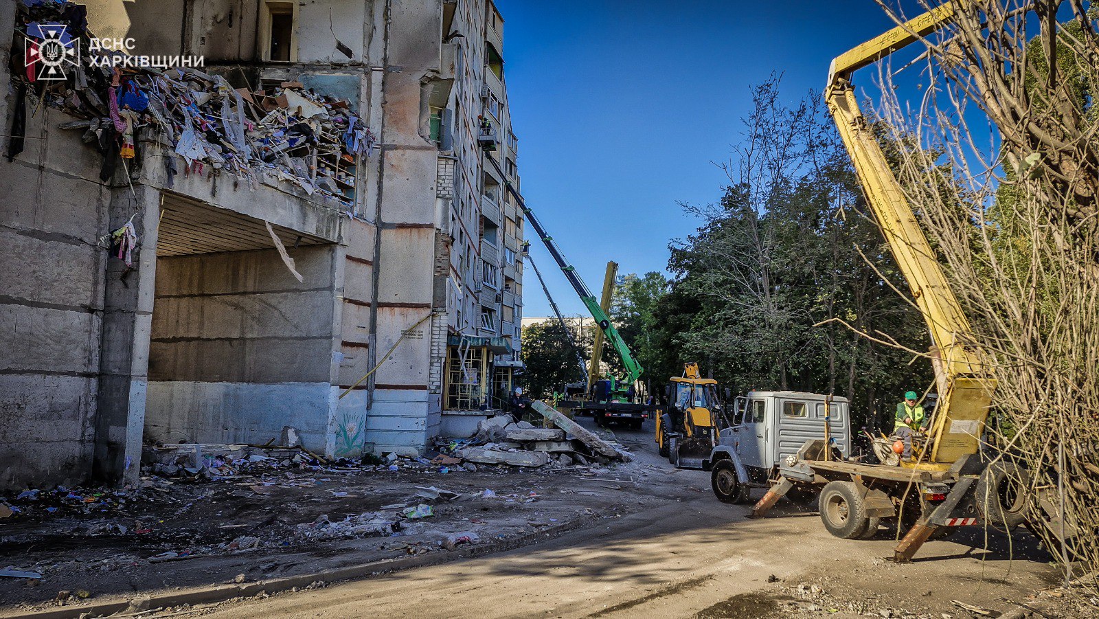 Харків, аварійно-рятувальні роботи, 25.09.2024