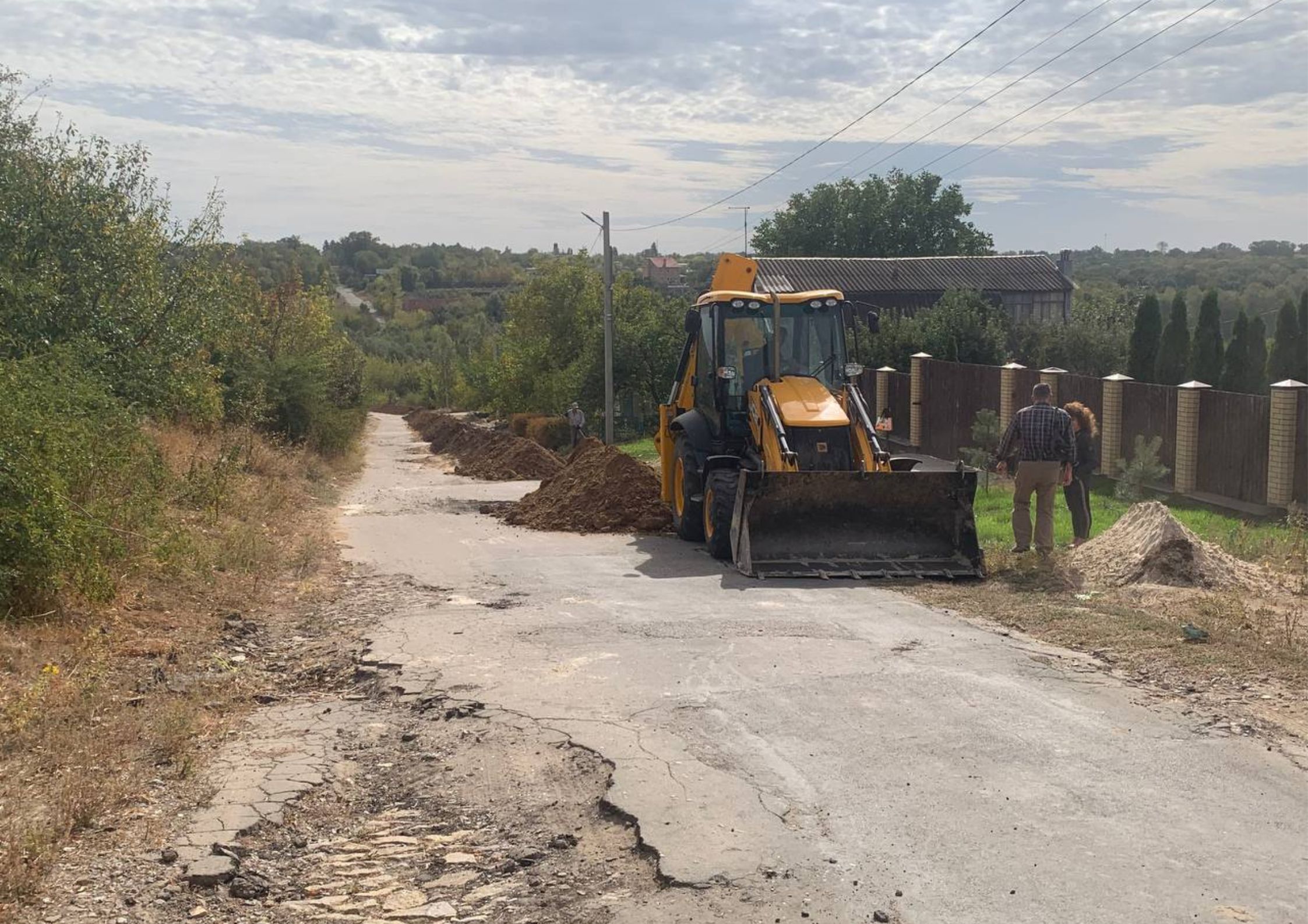 Ремонт водогону селище Березівка Пісочинської громади