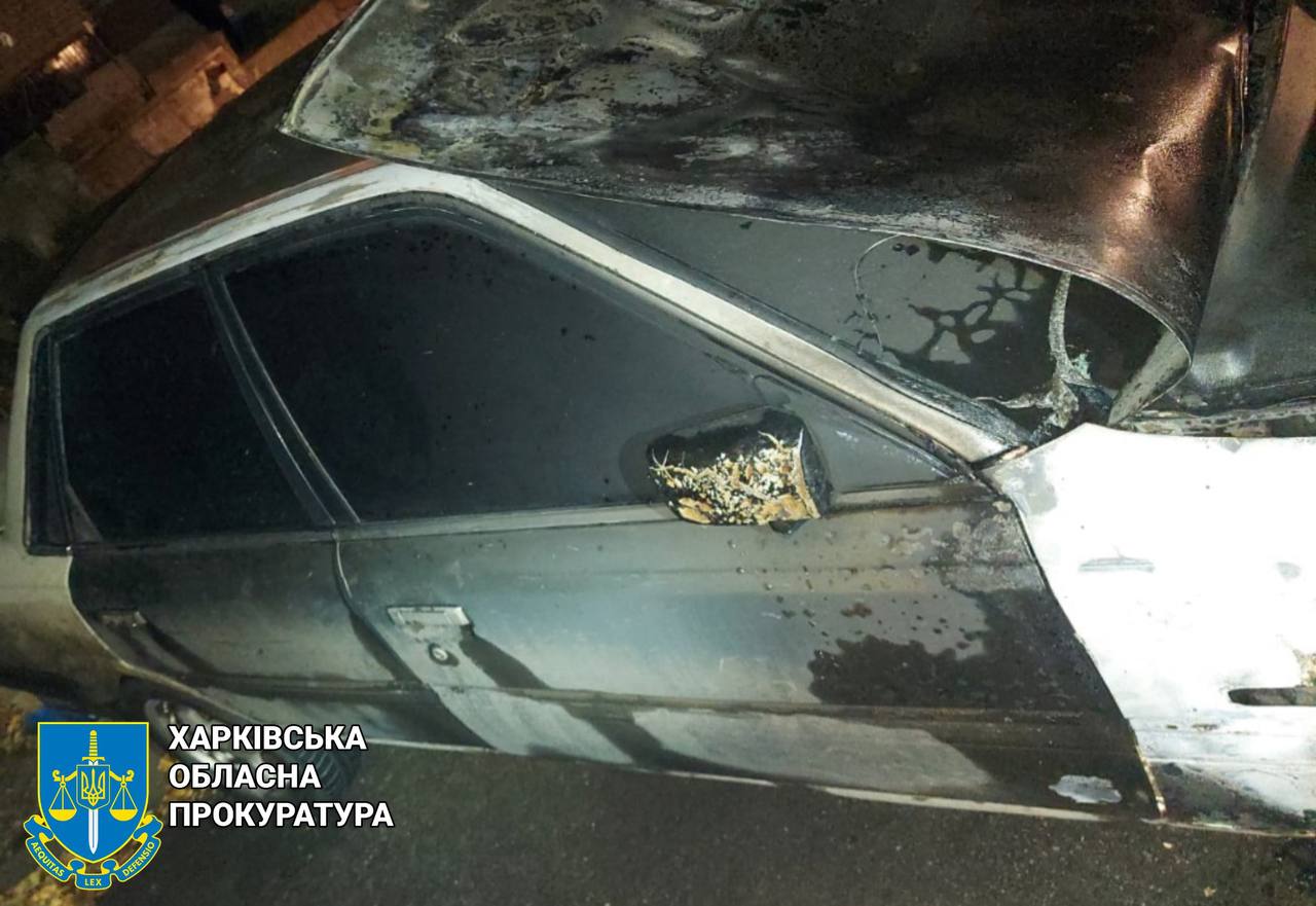 У Чугуєві чоловік підпалив автомобіль військовог