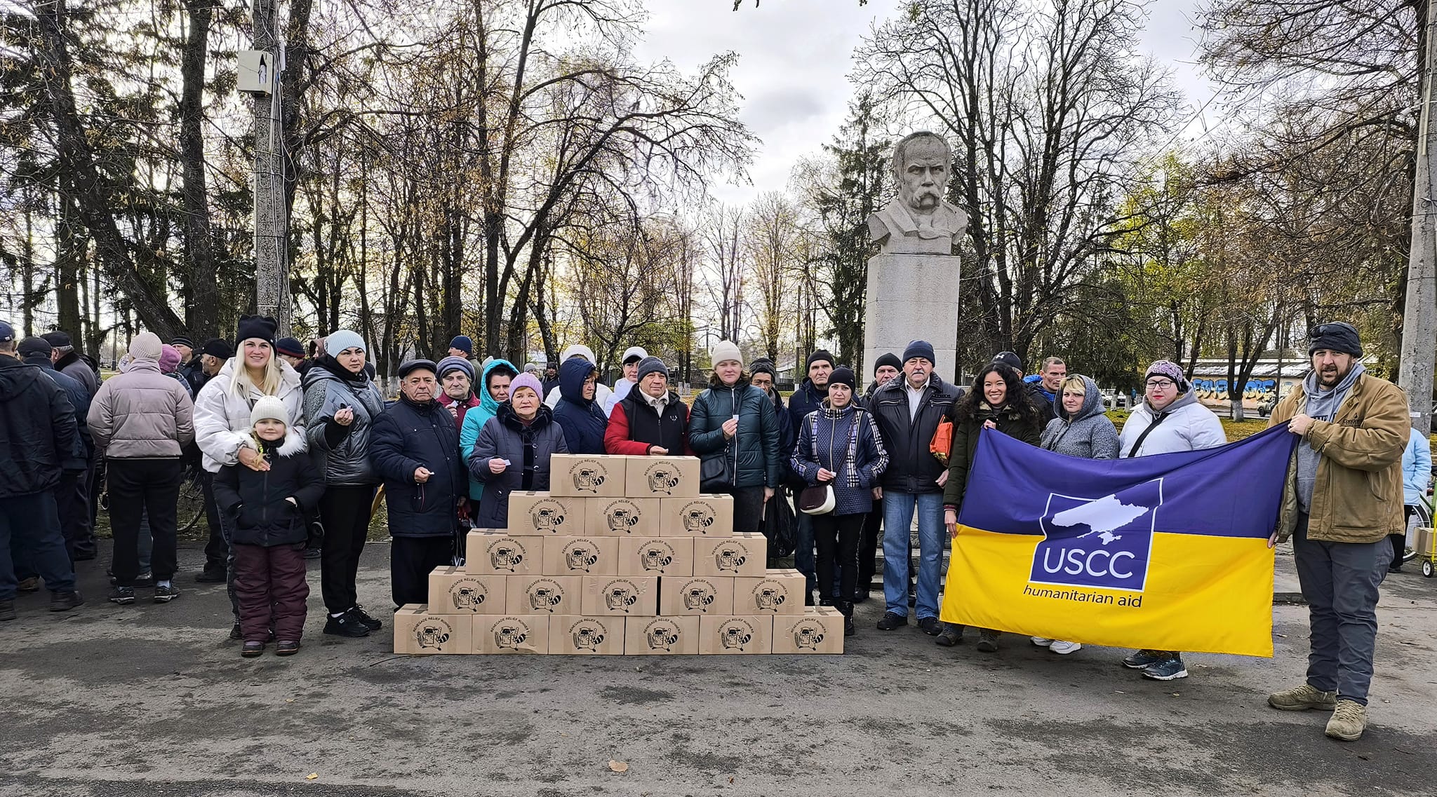 Гуманітарна допомога евакуйованим у Шевченківській громаді