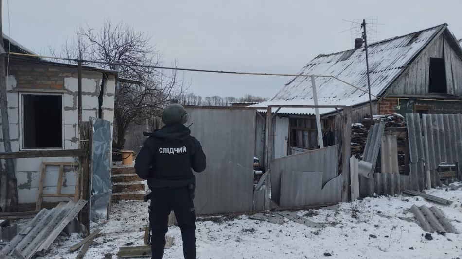 Пошкоджені будинки. Харківська область