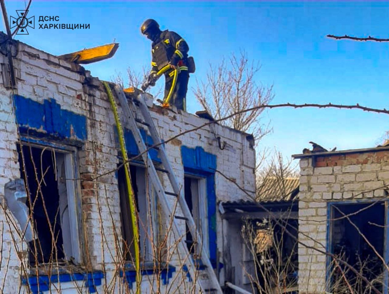 У Куп’янському районі горів житловий будинок