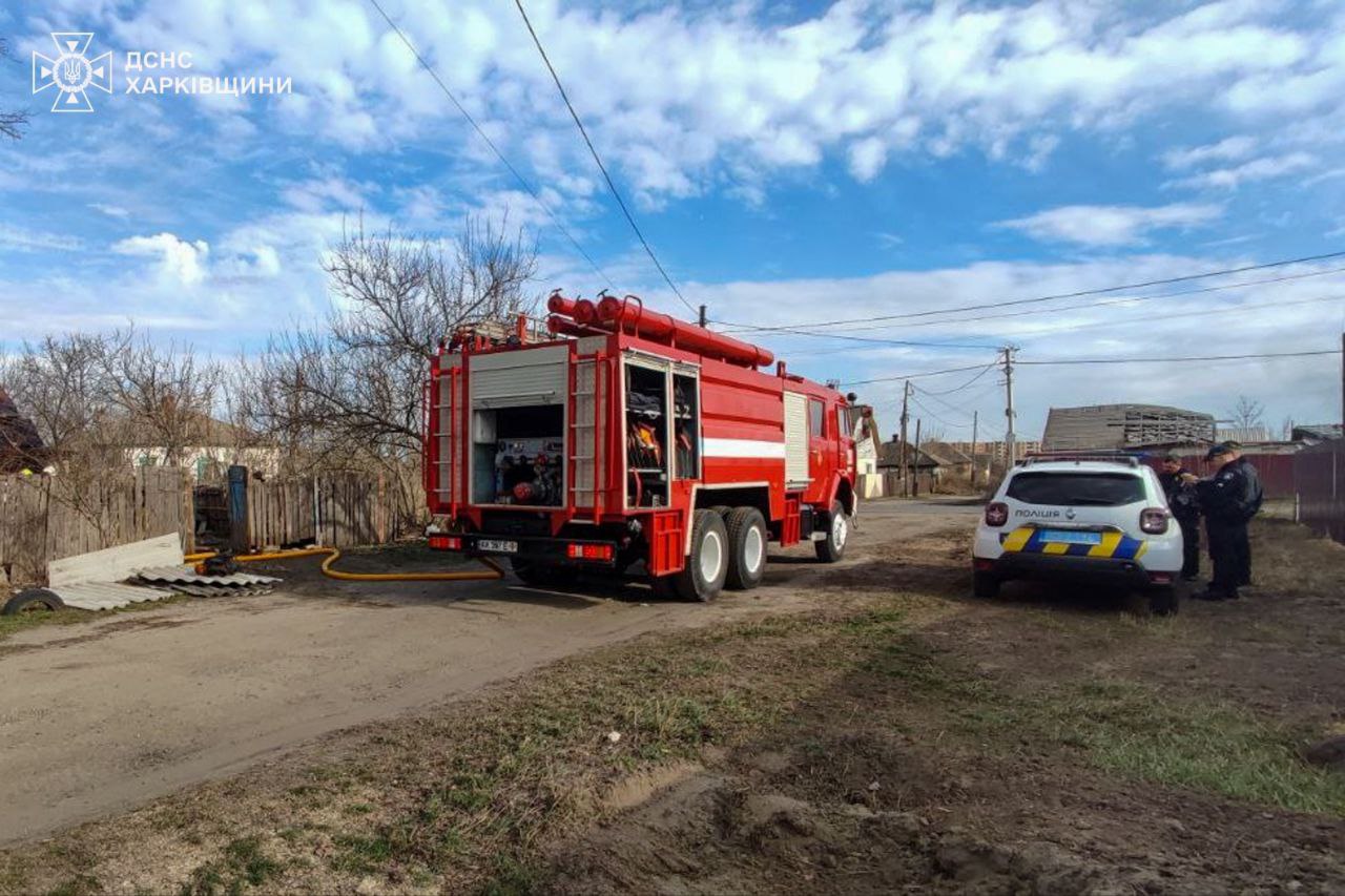 У Ізюмі сталася пожежа в приватному будинку